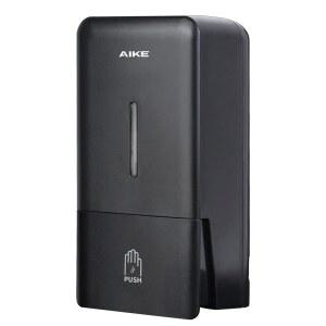 상업용 욕실용 AIKE 월 마운트 액체 비누 디스펜서 27온스 대용량 수동 푸시 펌프 블랙