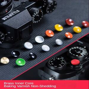 도니식 금속 오목 표면 카메라 소프트 셔터 릴리스 버튼 후지필름 후지 XPRO2 X100F T XE3 XT20 10 3 GS645