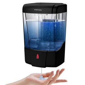 인터하사! 자동 비누 디스펜서 벽걸이 20온스 리필 가능한 액체 손 소독제 욕실 서포트 젤용 상업용