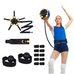 베풍얀 배구 훈련 장비 보조 - 솔로 서브, 세팅, 스파이킹 암 스윙, 초보자를 위한 연습 시스템 및 손가락 보호대 반환 프로 선물 세트
