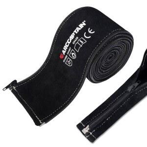 ARCCAPTAIN TIG 용접 토치 케이블 커버, MIG 커버 저항성 가죽, 지퍼 길이 7 6M 25FT