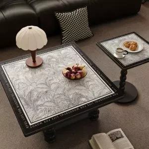 테이블보 엔틱 식탁보 방수 식탁매트 식탁커버 대형 플랜트 레인포레스트 50x50cm