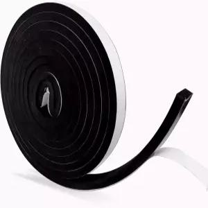 고밀도 웨더 스트리핑 - 1인치 너비 x 3인치/8인치 두께 도어 및 창문 AC용 자가 접착 폼 단열 스트립