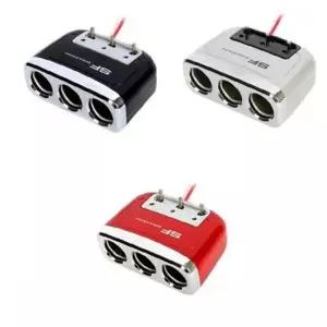 차량용 시가잭 3구 멀티 소켓 전원 분배기