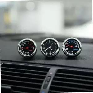 차량용 아날로그 시계 온도 습도계 자동차