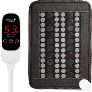 등 대형 52개의 옥색 및 20개의 투르말린 히팅 패드(자동 차단 기능 포함) 목 어깨 복부용 적외선 패드