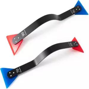 창문 틴팅 쿼터 창문과 손이 닿기 어려운 부분을 위한 FOSHIO 미니 스퀴지 2팩 비닐 랩 도구 차량 사이드