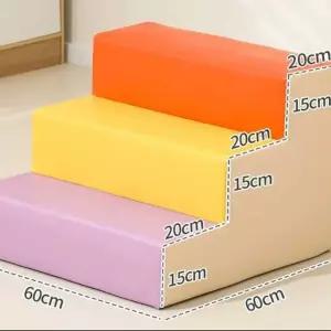 실내 놀이터 쿠션 중형3단사다리 미끄럼틀 놀이방 놀이기구