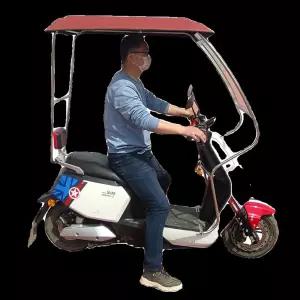 전기 스쿠터 캐노피 비가림막 밀폐형 차양막 전동차 커버