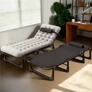 사무실 오침 시원한 튜브 여름 접이식 침대 라운드 쿨블랙