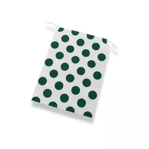 [골드스마일]도트 끈 파우치 선물포장 보관 복주머니 방수백 25x18 복조리파우치