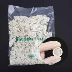 800p골무 사무용핑거코트 정전기방지 800p 손보호 방진실리콘장갑 800개 (WFKASBC)