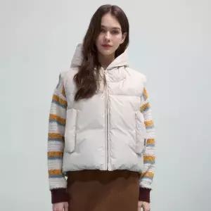 [르샵](하남점)후드 포켓 덕다운 베스트-U1F41OVT010