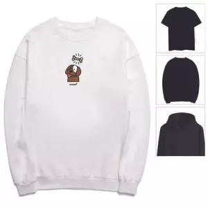 키밍 맨투맨 후드티 강아지 티셔츠 단체 커플룩 WAE4BF8