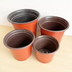 원예용품 이색포트 적색 모종화분 120호 (지름 11.7cm