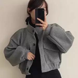 가오리핏 숏코트 겨울 데일리