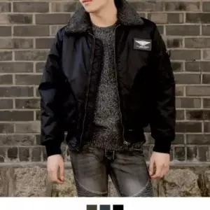 [라일리의류] Rly 패치항공점퍼 남자패딩점퍼 항공점퍼 남자점퍼 남  44239114)