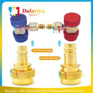 AC R134a R1234yf 어댑터, 가변 변환 키트, 고전압 커넥터, 에어컨 냉매 시스템, 2