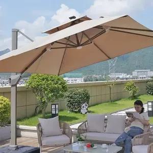 대형 파라솔 사각 방수 전원주택 편의점 카페 야외