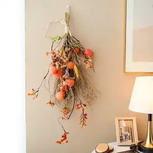 감성 인테리어 액자 빈티지 화분 디자인 꽃병 포인터 추뤄안란 2025년 새해 인조 꽃 TV 배경 벽걸이 장식 3