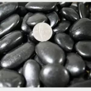 고품질 우화석 검정 자갈 유광 조경 수조꾸미기 15kg 광택유광15kg (WFKANYB)