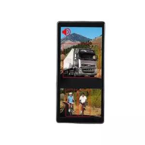 트럭 사이드미러 사각지대 모니터 10.36인치 카메라 화물차 추레라 버스