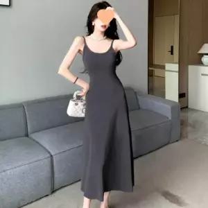 베이직 심플 슬림핏 나시원피스 A라인 반팔원피스 데님원피스 랩원피스