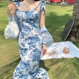 꽃무늬 반팔원피스 브이넥원피스 여행원피스 여름원피스 플라워원피스 롱원피스