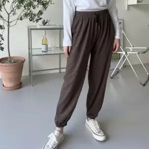 여자조거바지 여자아이스바지 바지 신축성 조거 (WFKAN20)