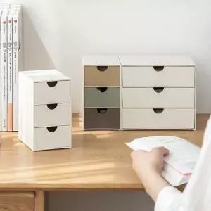 데스크 정리함 3단서랍 DO120 CUTE 소품 오거나이저 (WFKB7QD)