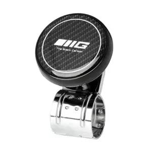 블랙 카본 파워핸들 제노바 0584 고급 손잡이 차량용 핸들 강화형 (WFKAWRL)