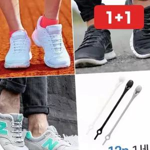 안풀리는 어린이 학생 신발끈 늘어나는 탄성 슈즈타이 12p  1+1