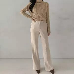 [다잇템] 여성 FW 쫀득한 들러리 셋업 나팔 편한 정장바지 속기모_24014254_588872