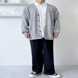 [프로셀러] 남성 2컬러 빅사이즈 데일리 골지 단추 니트가디건