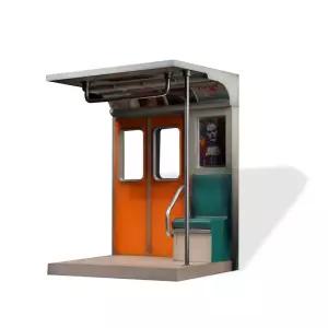 전시용 지하철 열차 모형 미니카 레일 장식 소품 인형 수집용