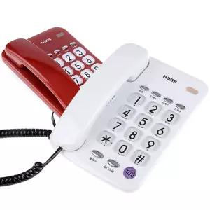 한스200 유선 전화기/전화/사무실/가정/효도/일반/어르신/옛날/가게/고급/노인/다기능/다용도