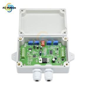 호환 JY-S60 85 DC18-26v 전류 로드셀 증폭기 무게 트랜스미터 4-20mA 0-5V 하우징 포함