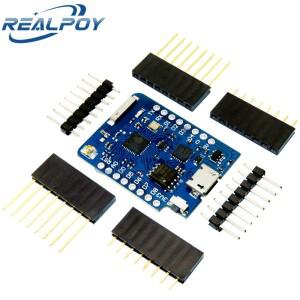 호환 WEMOS D1 미니 Pro 4M 16M 바이트 외부 안테나 커넥터 NodeMCU 기반 ESP8266 CP2104 WIFI 개발 보드