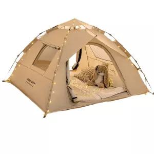 바닥있는 원터치 난방 텐트