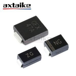 호환 20PCS SMAJ5.0A DO-214AA/AC/AB 400W 5V 단일 양방향 TVS 다이오드