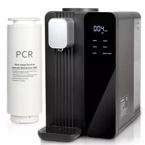 카운터탑 역삼투압 시스템 정수 필터 - 5단계 RO 휴대용 가정용 정수기 TDS 및 모니터 설치 금지 3 1 순수