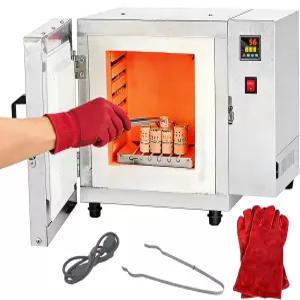 번아웃 오븐 1500w 투자 주조로 800°C 일정 온도 가열 3층 두꺼운 구조 조절기 및 대용량 내부 실시간