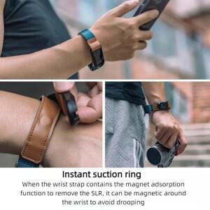 카메라 넥 스트랩 손목 퀵 릴리즈 조절 가능 슬링 소니호환 A7S A6700 IV A1 ZV-E10 후지호환 캐논호환 니