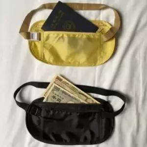 [하프클럽/]1개 2색 베스트 어른 심플 여행 허리 복대가방 해외여