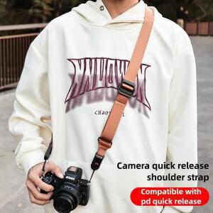 소니호환 ZV-E10 II  후지호환필름 X-T30 X-M5  캐논호환  니콘 호환 카메라 호환 퀵 릴리즈 넥 스트랩 숄