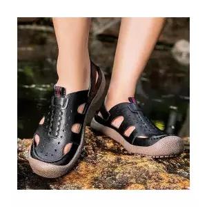 남성패션 로퍼 스트랩 통기 캐주얼 남성 샌들 여름 펀칭 빅사이즈 P6 다옴2 DL5