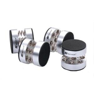 스탠드 서브 댐핑 스파이크 블랙 충격 방음 매트 스피커 가 우퍼방진패드