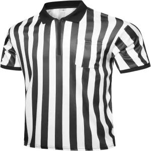 레드지노 남성 심판 셔츠 여성 흑백 스트라이프 축구 농구 저지 할로윈...