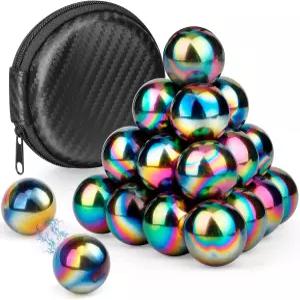 피젯 자석 장난감 핸드 롤러 남성용 슬라임 페라이트 퍼티 사무실 책상 장식 과학 키트 선물 21 PCS