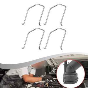 [호환품]  4Pcs 자동차 라디에이터 워터 호스 플랜지 고정 스프링 클립 A3 OEM 부품 번호 1J0121142 액세서